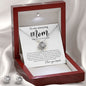 To My Amazing Mom - When We Can_t be Together Love Knot and Earring set|Mom