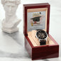 Men's openwork watch
