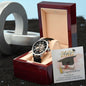 Men's openwork watch