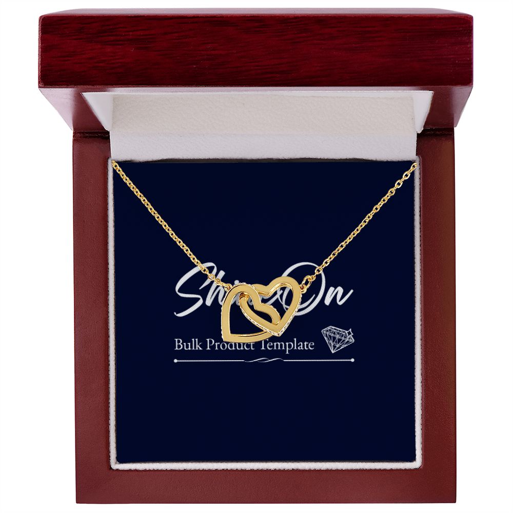 interlocking hear necklace