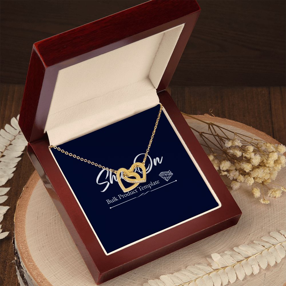 interlocking hear necklace