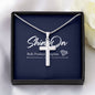 stainless cross necklace