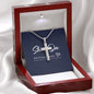 stainless cross necklace