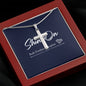 stainless cross necklace