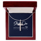 stainless cross necklace
