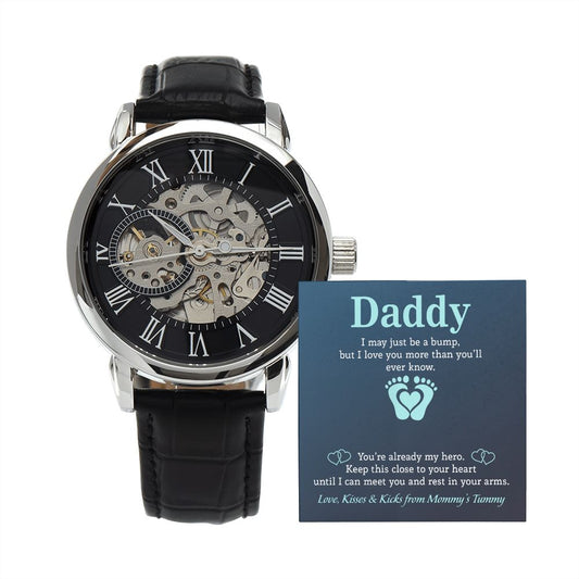 Daddy - My Hero openwork watch