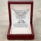 Strength Of A Mountain cross necklace with cuban chain