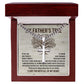 Father_s Tree cross necklace with cuban chain