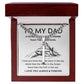Father_s Goodness cross necklace with cuban chain