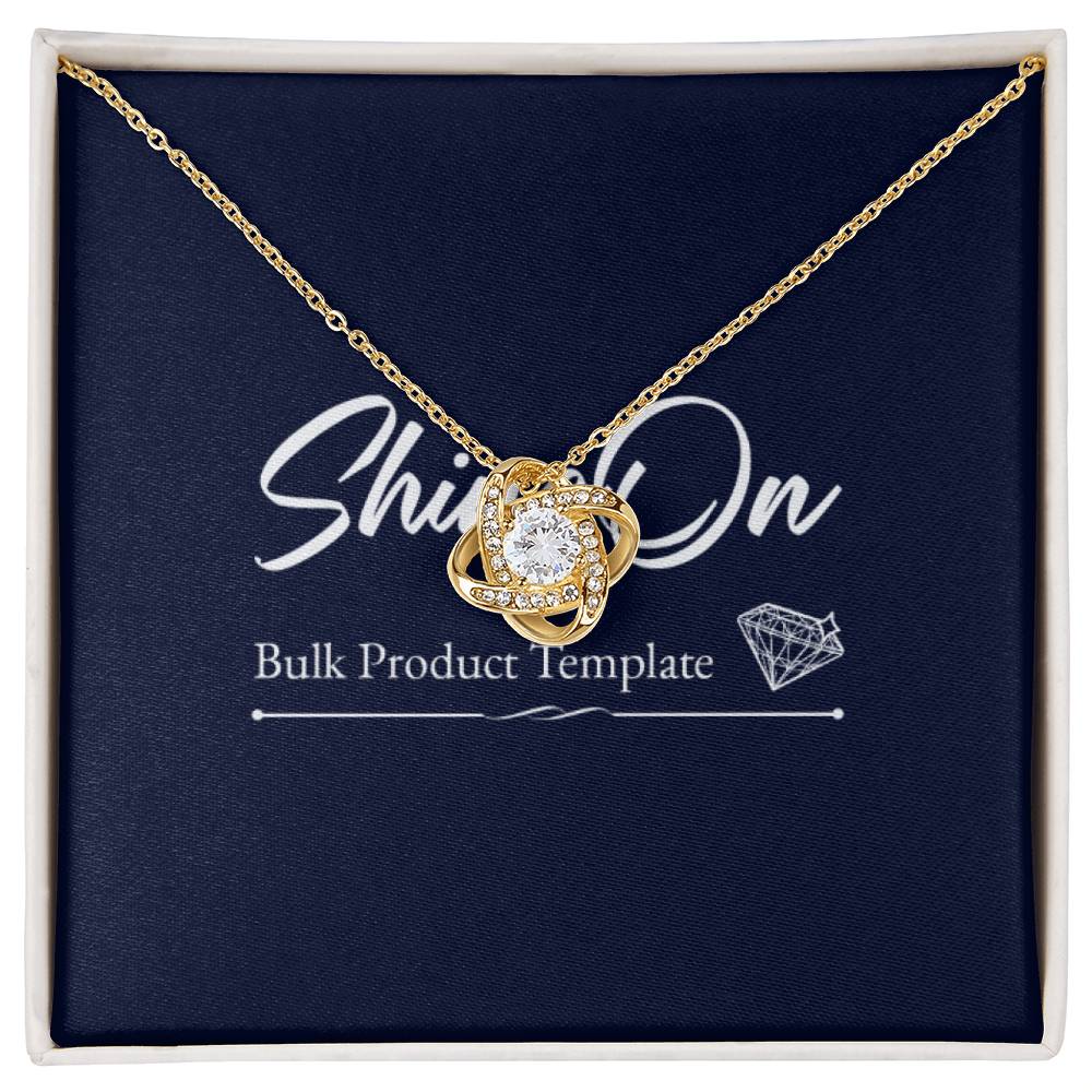 Love knot necklace