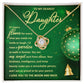 Daughter-My Angel Love knot necklace