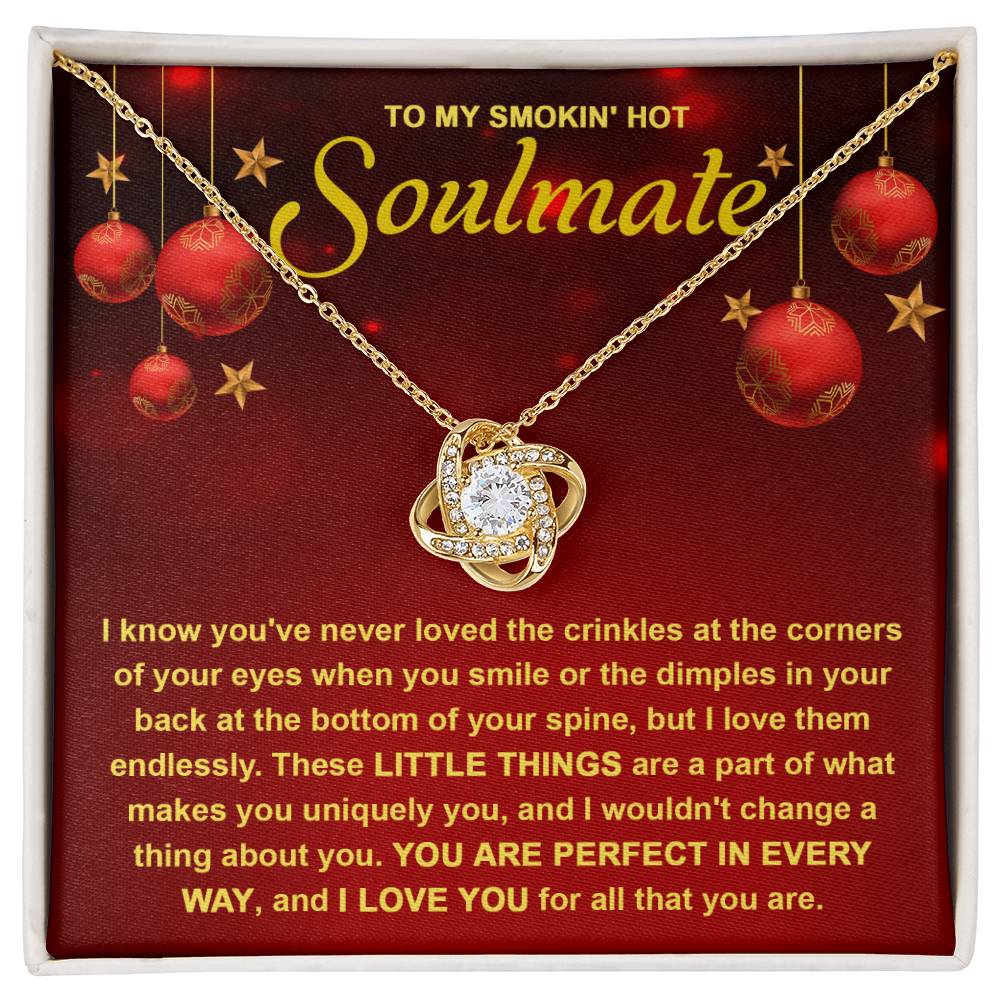 Soulmate-Little Things Love knot necklace