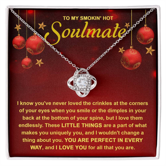 Soulmate-Little Things Love knot necklace