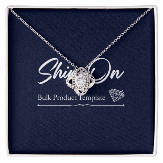 Love knot necklace
