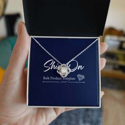 Love knot necklace