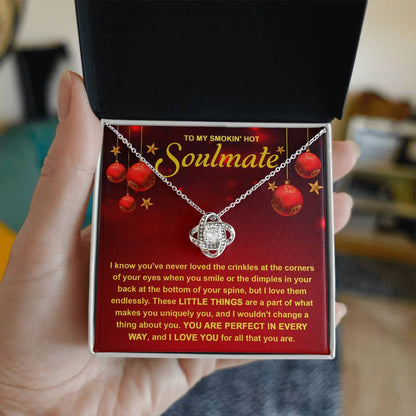 Soulmate-Little Things Love knot necklace