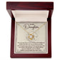 Daughter-Chase The Sun Love knot necklace