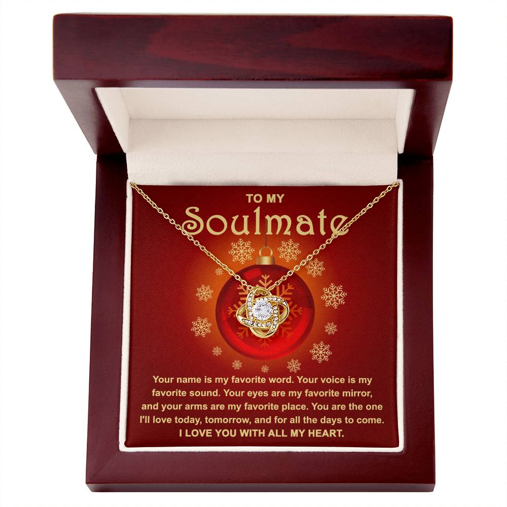 Soulmate-My Favorite Love knot necklace