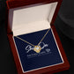 Love knot necklace