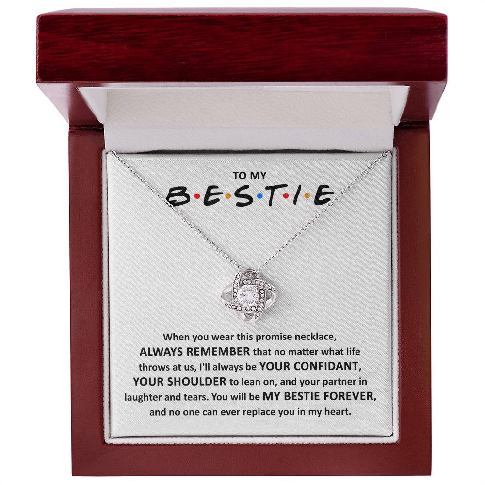 Bestie-Promise Necklace Love knot necklace