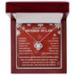 Mother-In-Law-Compassionate Woman Love knot necklace