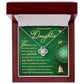 Daughter-My Angel Love knot necklace