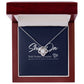 Love knot necklace