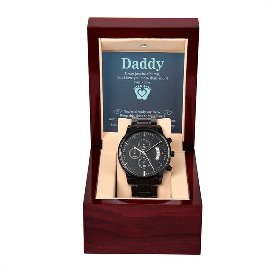 Daddy - My Hero chronograph watch black