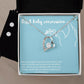 skybluedove newest forever love necklace with earrings bundle