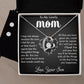 My Lovely Mom - I Appreciate The Thoughtful Things You Do forever love necklace with earrings bundle