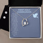Blue Dove Boy Communion Invitation (1000 × 1000 px) forever love necklace with earrings bundle