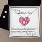 To My Godmother copy forever love necklace with earrings bundle