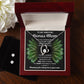 Bonus Mom forever love necklace with earrings bundle