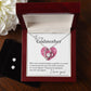 To My Godmother copy forever love necklace with earrings bundle