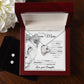 To My Queen Mom forever love necklace with earrings bundle