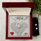 To My Mom - How Much I Love You forever love necklace with earrings bundle