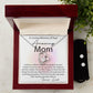 Loving Memory Mom forever love necklace with earrings bundle