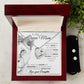 To My Queen Mom forever love necklace with earrings bundle
