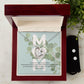 mom, you have not only a careful listener forever love necklace with earrings bundle
