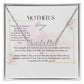 mother's day , for footprints custom name necklace