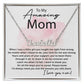 To My Amazing Mom - Thank You For All custom name necklace