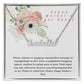 Nanay Mother's day custom name necklace
