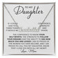 Forever And Always - To My Daughter custom name necklace