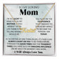 Loving Mom - Lucky To Have You custom name necklace