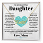 To My Beautiful Daughter custom name necklace