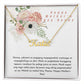 Nanay Mother's day custom name necklace