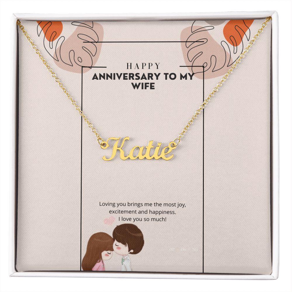 Happy anniversary (Instagram Story) (1000 × 1000 px) custom name necklace