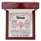Loving Mom custom name necklace
