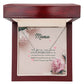 Pink Modern Mother's Day (Card (Landscape)) (1000 × 1000 px) custom name necklace