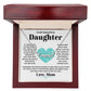 To My Beautiful Daughter custom name necklace